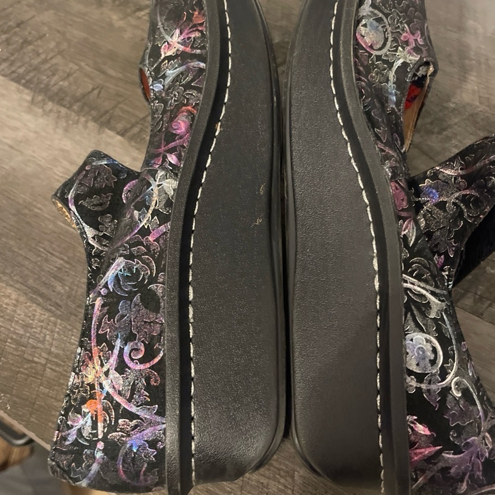 Alegria PAL-539 PG Lite Paloma Mary
Janes Iridescent Black Leather EU 37/
US 7.5 - Picture 9 of 13
